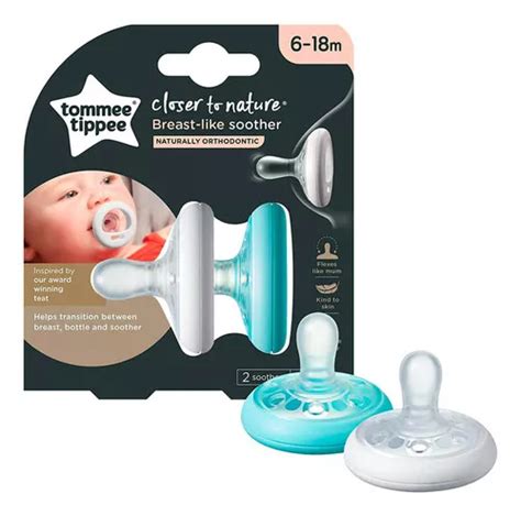 Chupones Breast Like M Tommee Tippee X Color Celeste Per Odo De