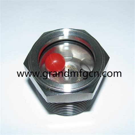 Inch Npt Male Stainless Steel Oil Sight Glass Hex Head Sight Plug