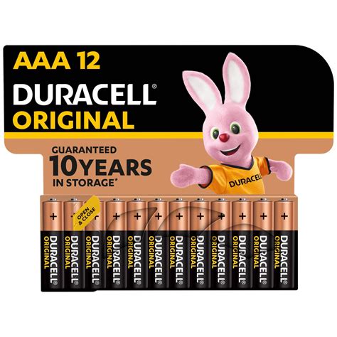 Duracell Original AAA Batteries 12pk Batteries B M Stores