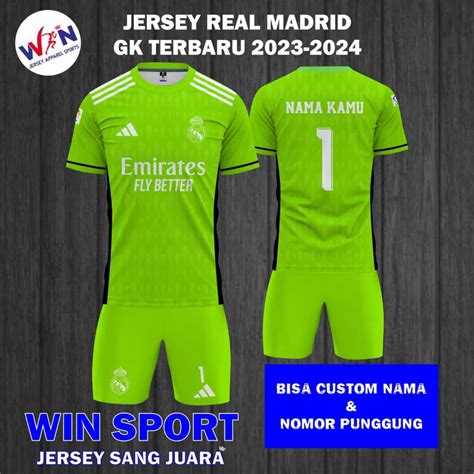 Jual Setelan Sepak Bola Jersey Re Al Madriddd Kiper Terbaru