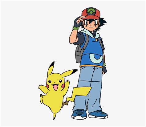 Ash And Pikachu PNG