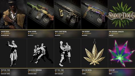 Snoop Dogg Operator Bundle Now Live In Call Of Duty Vanguard And Warzone