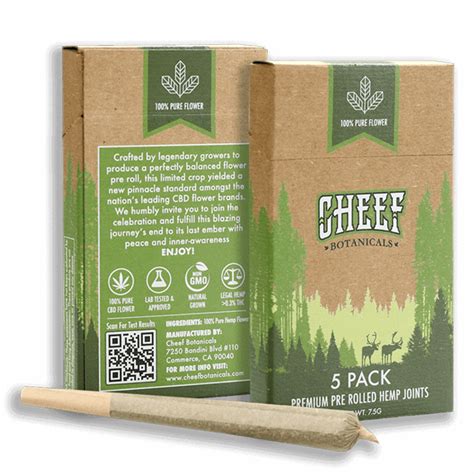 CBG Pre Rolls Cheef Botanicals