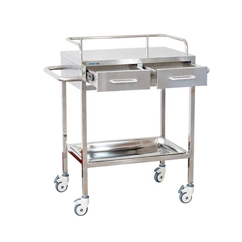 Mk S Stainless Steel Hospital Instrument Trolley