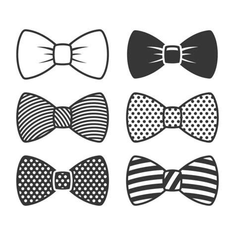 Bow Tie Types Vector Images Depositphotos