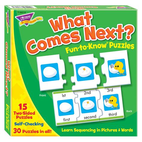 Fun To Know® Puzzles What Comes Next T36016 — Trend Enterprises Inc