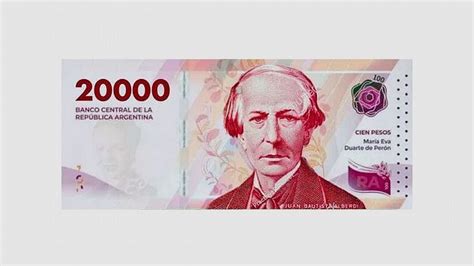 El billete de 20 000 comenzará a distribuirse en noviembre