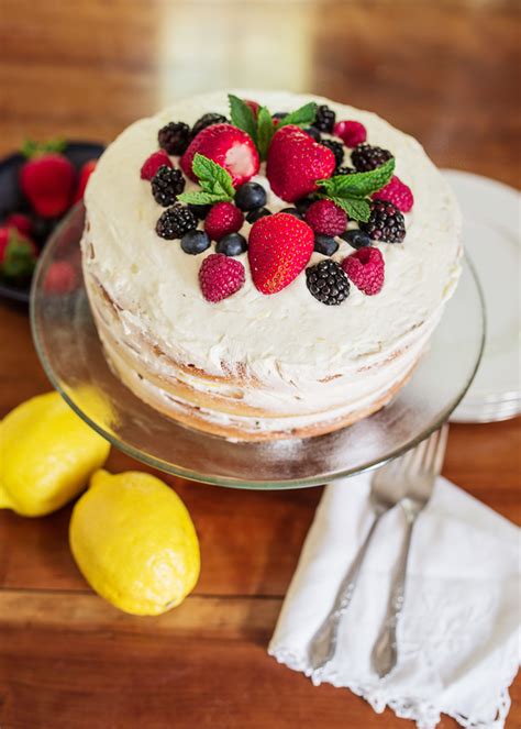 Mixed Berry Cake With Lemon Whipped Cream Icing Bebehblog