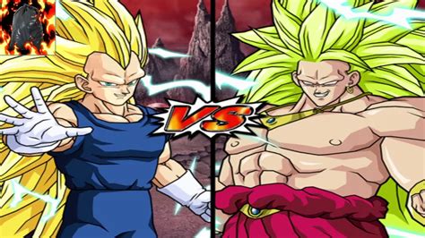 DBZ BT4 Mod SSJ3 Vegeta VS LSSJ3 Broly YouTube