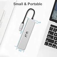 Kapa Usb C Type Hub In Adapter Aluminium Multi Port Dongle Type C