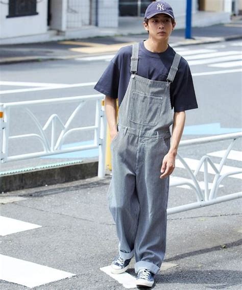 Cover Up Overalls Men Fashion Denim Overalls Outfit Men Fashion