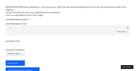 Carbon Vue Tabs Codesandbox