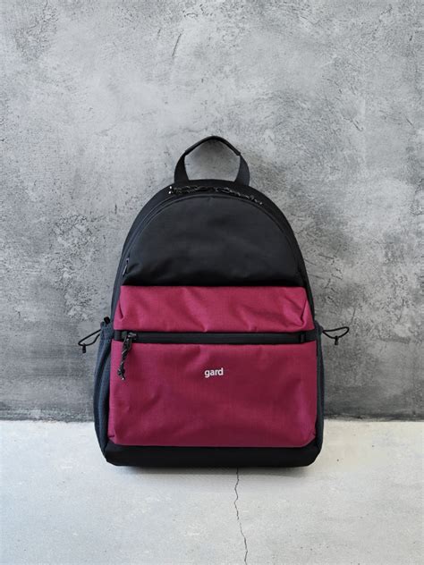 Рюкзак BACKPACK 3 | чорний/бордова CORDURA 3/22 від GARD
