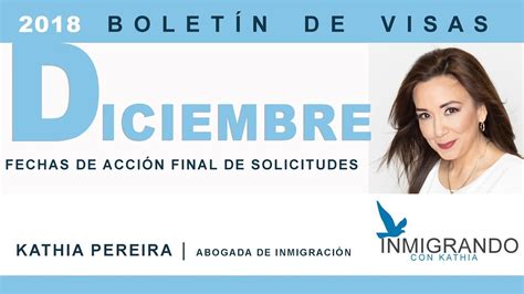 Boletín De Visas Diciembre 2018 Youtube