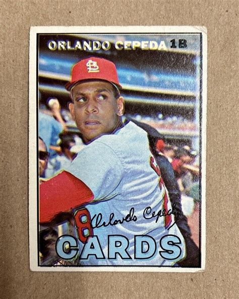 Topps Baseball Orlando Cepeda St Louis Cardinals Card Ebay