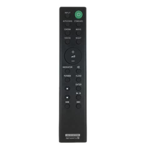 Rmt Ah U Replacement Remote Control For Sony Soundbar Ht S F Ht