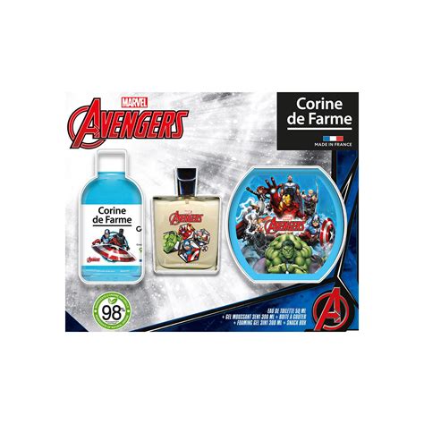 Coffret Eau De Toilette Avengers Gel Moussant Bo Te Go Ter Corine