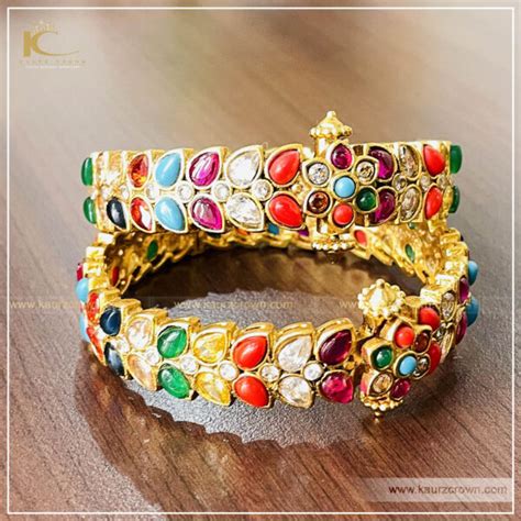 Gajal Traditional Antique Gold Plated Bangles KaurzCrown