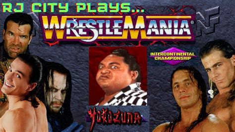 RJ Plays WrestleMania The Arcade Game Yokozuna Intercontinental