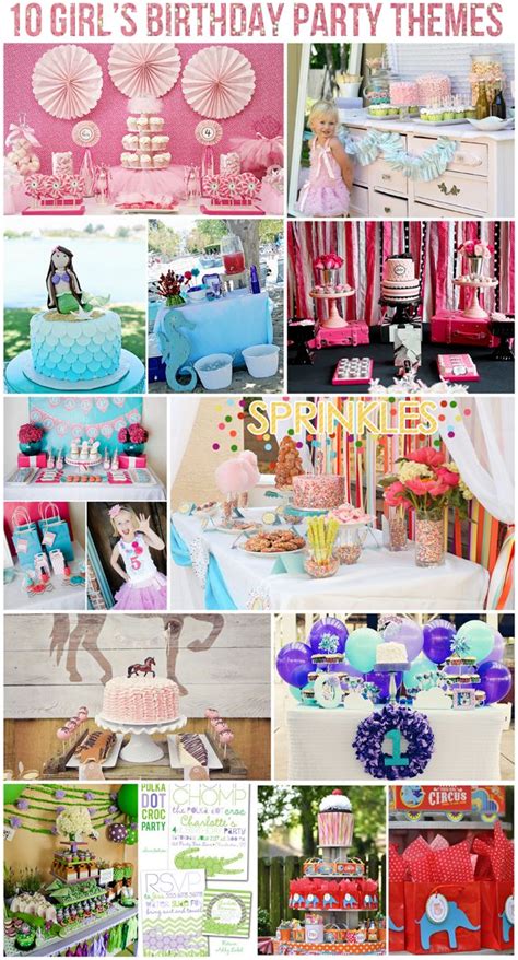 Top 10 Girl S Birthday Party Themes Girls Birthday Party Themes Party Themes Girls Birthday