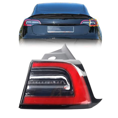 Dasbecan Right Outer Led Tail Light Assembly Rear Passenger Lamp