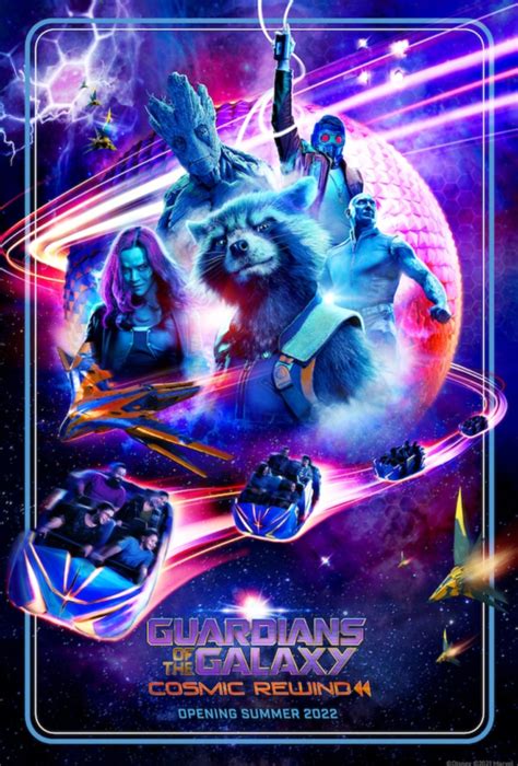 Disney announces opening date Guardians of the Galaxy: Cosmic Rewind - DRdb