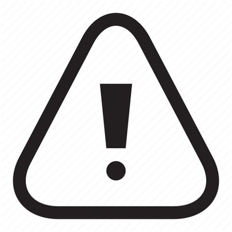 Alert Caution Exclamation Message Pop Up Stop Triangle Warning Icon