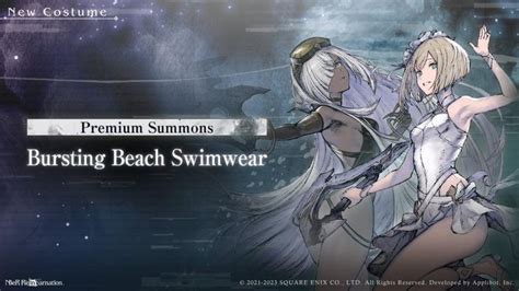 Premium Summons Bursting Beach Swimwear Event Nier Re In Guide