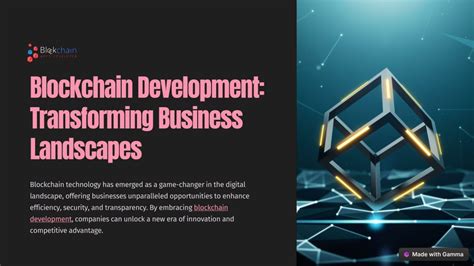 Ppt Blockchain Development Transforming Business Landscapes