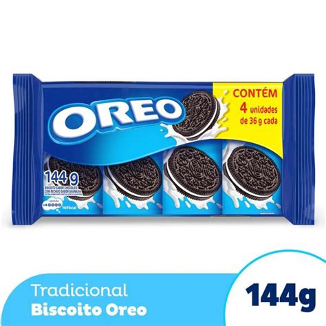 Biscoito Recheado Oreo Original Pacote 144g 4 Unidades BIG BOX 413 Sul