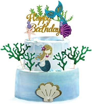 Party Propz Mermaid Cake Topper Set Of Pcs Cake Toppers For Cake