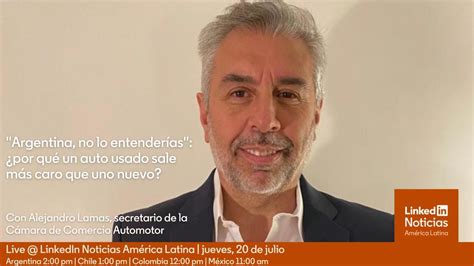 Alejandro Lamas analizará la actualidad del Mercado Automotor CCA