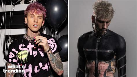 Mgk Shows Off New Tattoo Covering Entire Upper One News Page Video