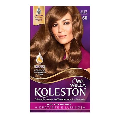 Tintura Wella Koleston Kit Creme 60 Louro Escuro Drogaria