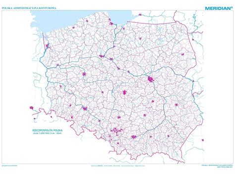 Mapa Konturowa Polski