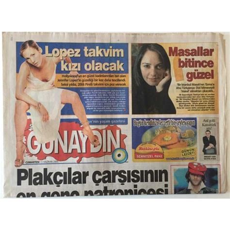 Gökçe Koleksiyon Sabah Gazetesi Günaydın Eki 11 Haziran 2005 Fiyatı