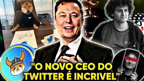 ELON MUSK busca novo Ceo do twitter floki inu dispara e atualizações