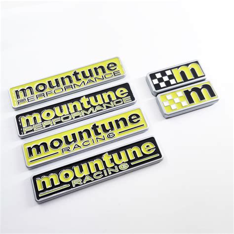 1 X 金屬 Mountune Racing M 標誌汽車汽車後裝飾標誌徽章貼紙貼花適用於福特福克斯 Rs St 蝦皮購物