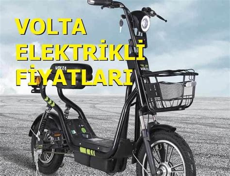 Volta Elektrikli Bisiklet Fiyatlar