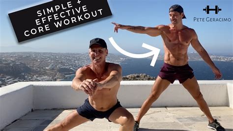 My TOP 5 Core Workouts For Ripped Abs AT HOME Pete Geracimo YouTube