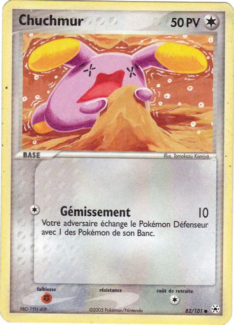 Chuchmur Ex L Gendes Oubli Es Carte Pokemon