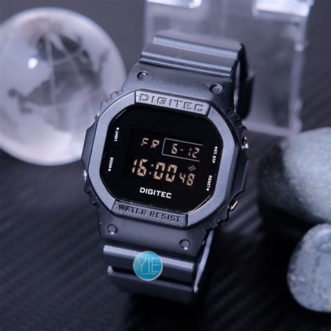 Jual Jam Tangan Pria Digital Digitec Mdg T Full Hitam Sport Army