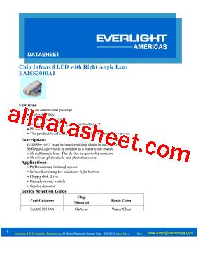 Eaiss A Datasheet Pdf Everlight Electronics Co Ltd