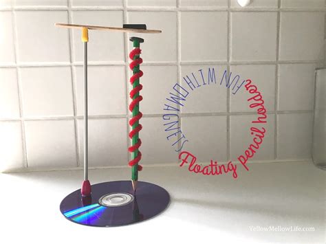 When Magnets Create Magic Floating Pencil Holder Stem Experiment