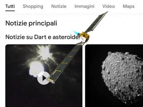 Dart Sonda Nasa Ha Colpito L Asteroide Dimorphos Le Prime Foto Dell