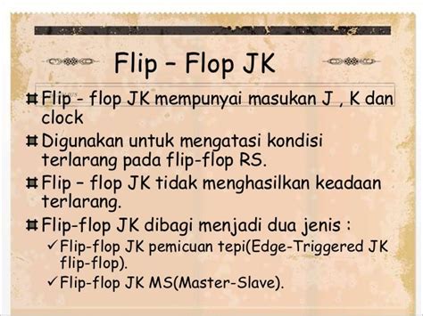 Presentasi Flip Flop