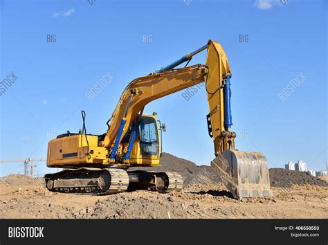 Excavator On Image And Photo Free Trial Bigstock