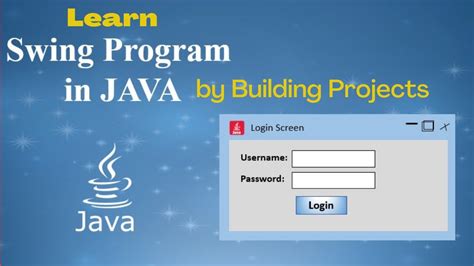 How To Create Gui Applications In Java Using Swing Building Projects Combobox Passwordjmenu