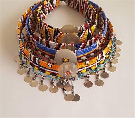 Maasai Necklace Sets Maasai Wholesale Jewelry Beaded Etsy