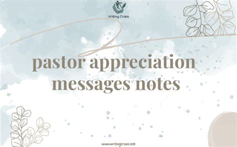 81 Best Pastor Appreciation Messages Notes